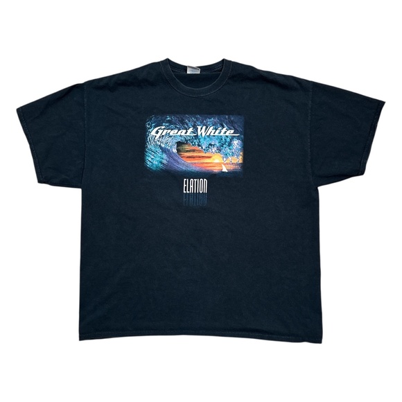 Great White Elation 2012 30 Years Promo T Shirt Band Rock Music Mens 2XL - Picture 1 of 6